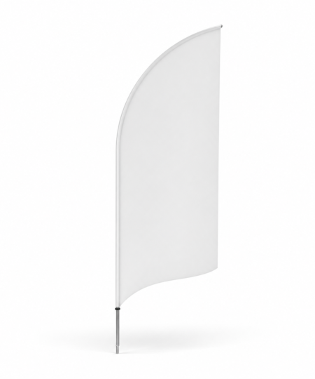 Böjd beachflagga