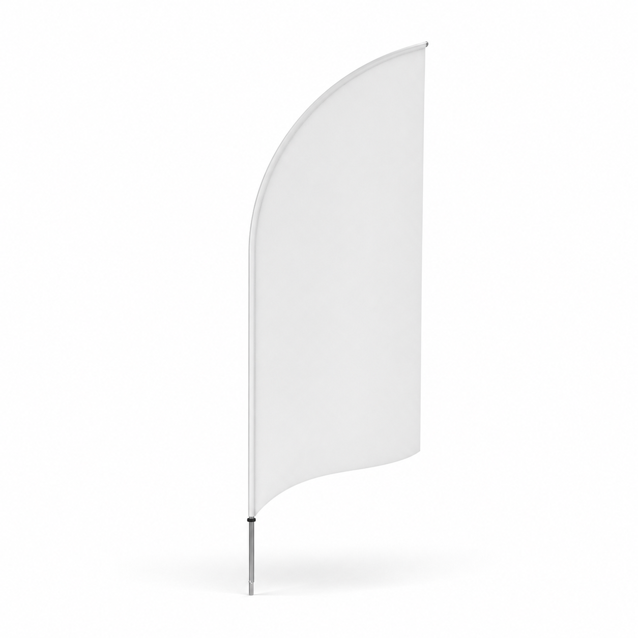 Böjd beachflagga