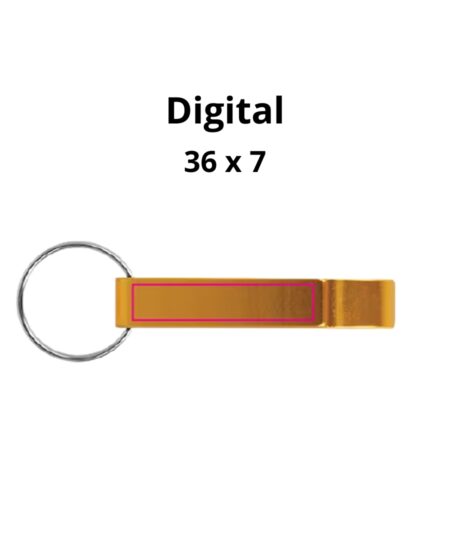Alternative view of Keychain with bottle opener