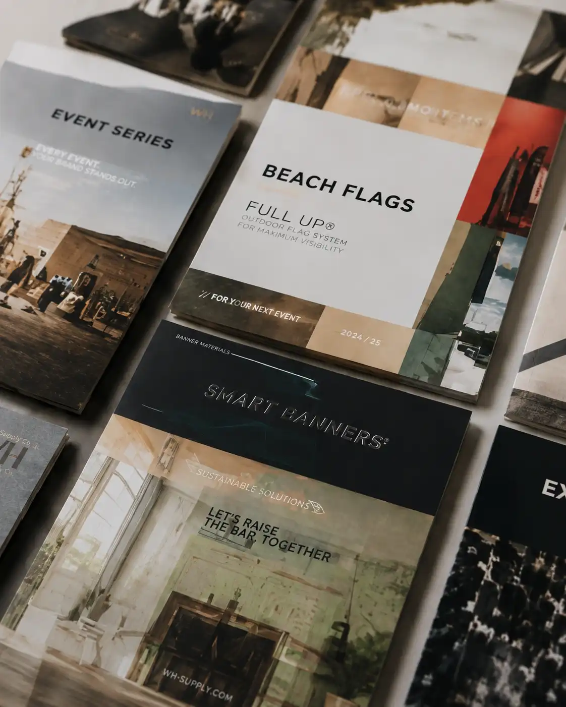 Buying guides for banners, flags and printed materials from WH Supply Co.