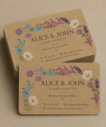 Alternative view of Business cards ECO