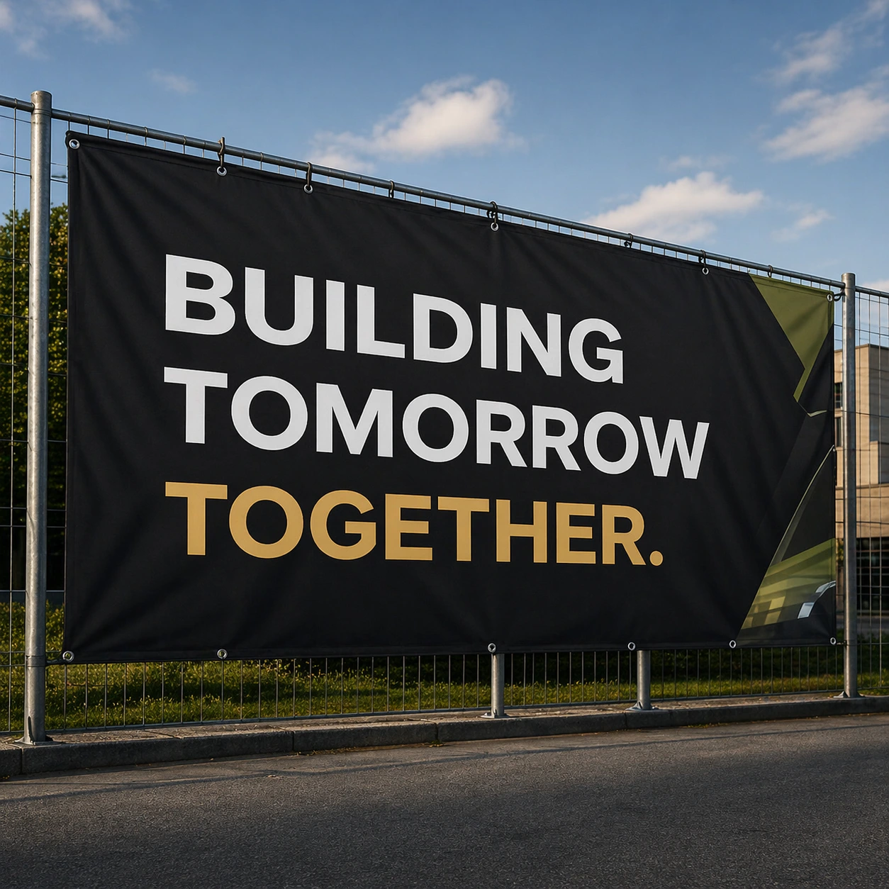 Custom printed banners for businesses and events by WH Supply Co.