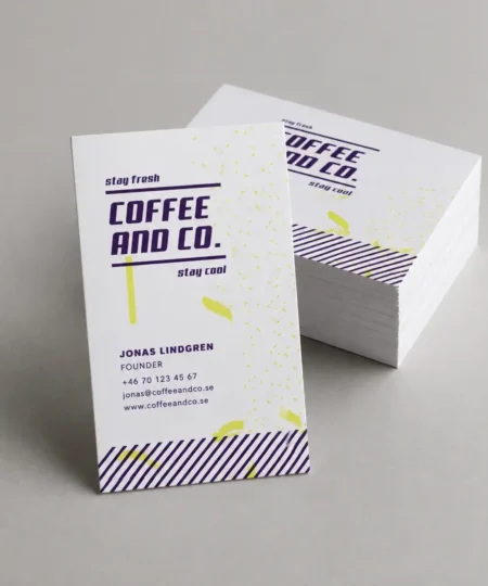 Alternative view of Business cards